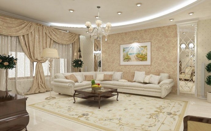 Чем оформить стены в гостиной