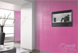 Стеклообои в интерьере